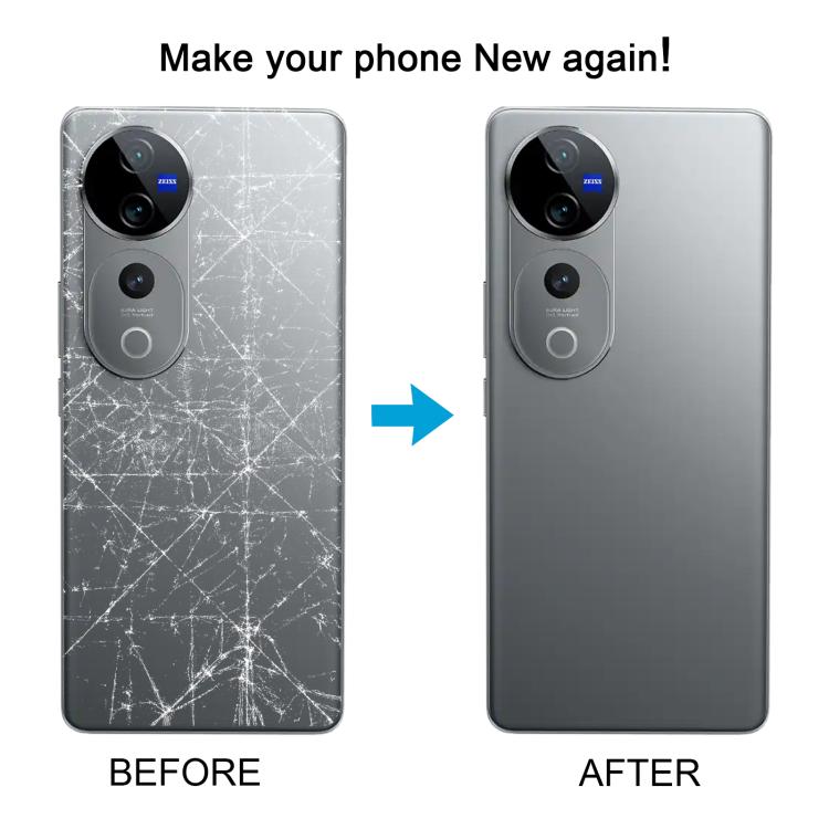 Cache arrière de batterie et cache d'objectif d'appareil photo pour Vivo V40 Pro