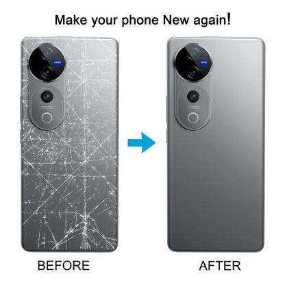 Cache arrière de batterie et cache d'objectif d'appareil photo pour Vivo V40 Pro