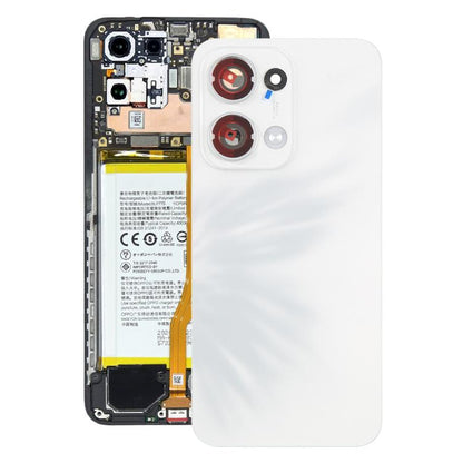 Coque arrière de batterie d'origine pour OPPO Reno13 avec cache d'objectif d'appareil photo