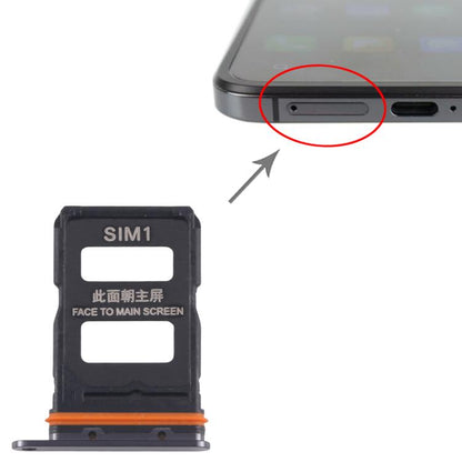 Pour Xiaomi Mix Flip Tiroir de carte SIM d'origine + Tiroir de carte SIM