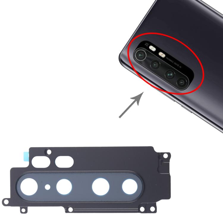 Cadre de caméra arrière d'origine pour Xiaomi Mi Note 10 Lite