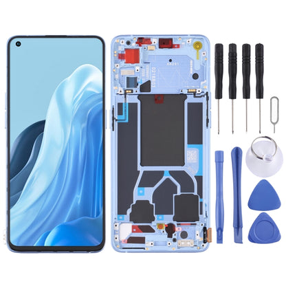Écran LCD d'origine pour l'assemblage complet du numériseur OPPO Reno7 Pro 5G avec cadre