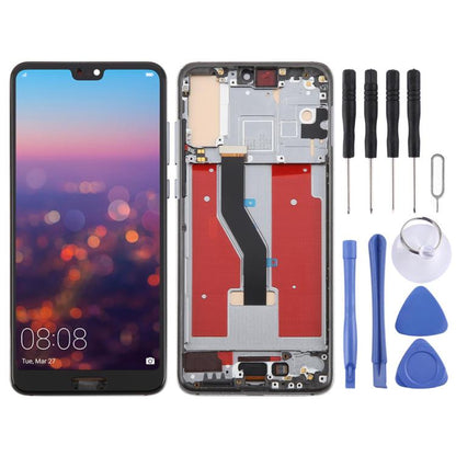 Écran LCD TFT complet avec châssis pour Huawei P20 Pro, ne prenant pas en charge l'identification par empreinte digitale