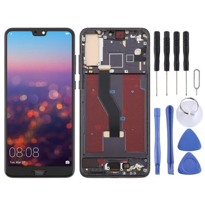 Écran LCD TFT complet avec châssis pour Huawei P20 Pro, ne prenant pas en charge l'identification par empreinte digitale