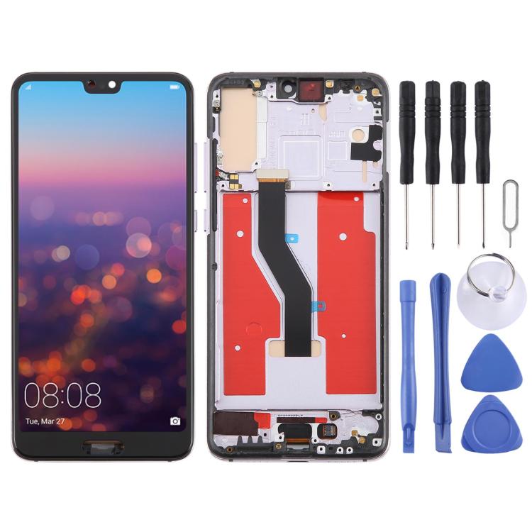 Écran LCD TFT complet avec châssis pour Huawei P20 Pro, ne prenant pas en charge l'identification par empreinte digitale