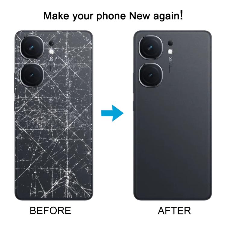 For vivo iQOO Neo9 Pro Battery Back Cover with Camera Lens Cover
