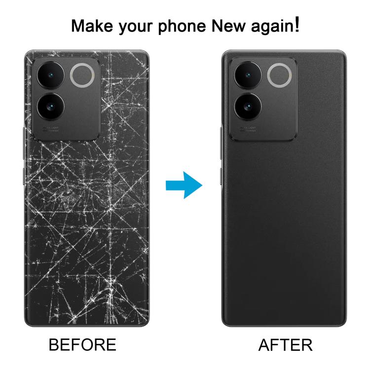 For vivo S17e Battery Back Cover with Camera Lens Cover