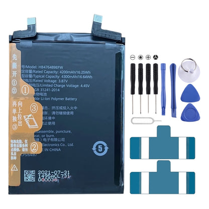 Batterie de remplacement 4200mAh pour Honor 50/60 SE/Nova 9/NAM-AL00 NTH-AL00 GIA-AN00 HB476489EFW