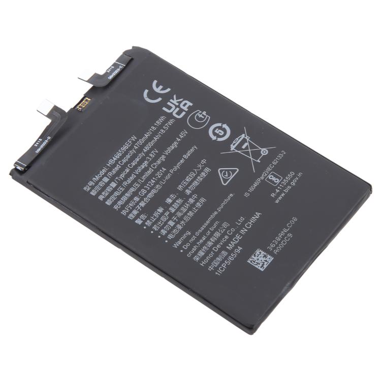 Batterie de remplacement 4800mAh pour Honor X30 ANY-AN00 / Magic 4 Lite 5G HB466596EFW