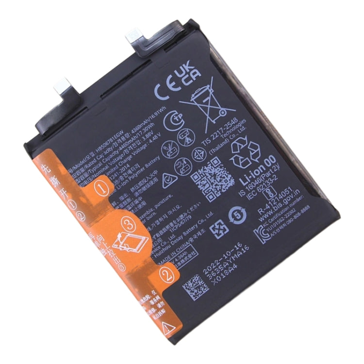 Remplacement de la batterie 4460mAh pour Huawei Mate 50/Mate 50E CET-AL60 CET-AL00 HB506781EGW
