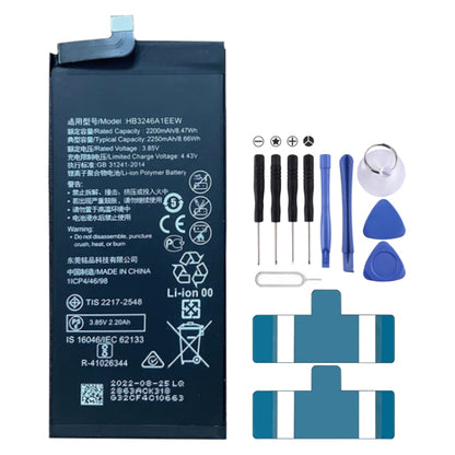 Remplacement de la batterie 2250mAh pour Huawei Mate Xs HB3246A1ECW HB3246A1EEW