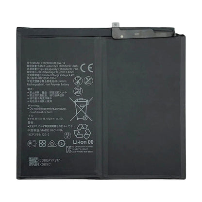 Batterie de remplacement 7250mAh pour Huawei MatePad V7 Pro BZT3 KJR BAH3 W59 AN10 DBY-AL00 BRT MRX AL09 W09 W19 AN09 MRR-W29 HB28D8C8ECW HB27D8C8ECW-12