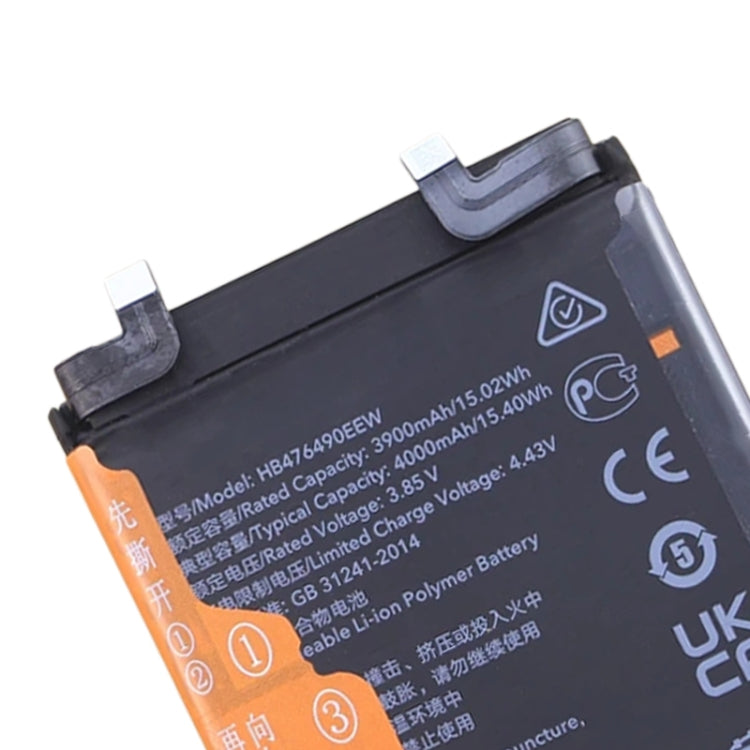 Remplacement de la batterie 4000mAh pour Huawei Nova 9 Pro / Honor 50 Pro RNA-AN00 HB476490EEW