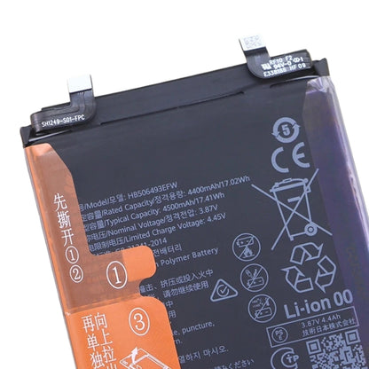 Remplacement de la batterie 4500mAh pour Huawei Nova 11 Pro / Nova 11 Ultra GOA-AL80 HB506493EFW