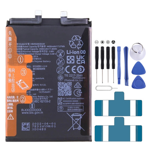 Batterie de remplacement 4500mAh pour Huawei Nova10 SE BNE-AL00 HB456493EGW