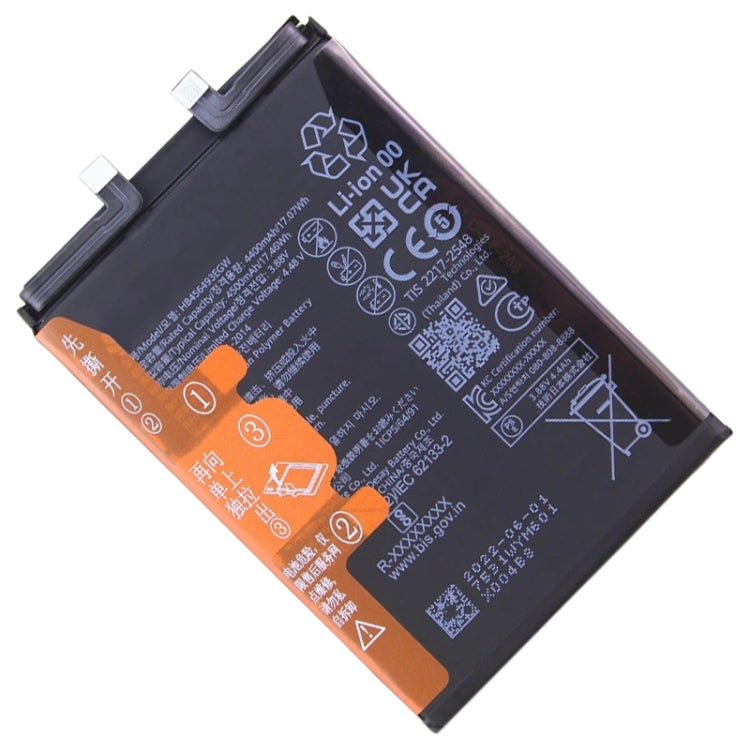 Batterie de remplacement 4500mAh pour Huawei Nova10 SE BNE-AL00 HB456493EGW