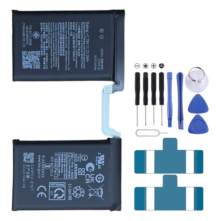 Batterie de remplacement 6000mAh pour ASUS ROG Phone 6 / 6 Pro AI2201_C AI2201_D C21P2101