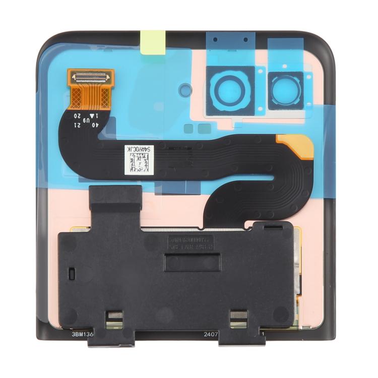 Écran LCD secondaire d'origine avec numériseur (ensemble complet) pour Motorola Razr 50, For Motorola Razr 50 (Original)