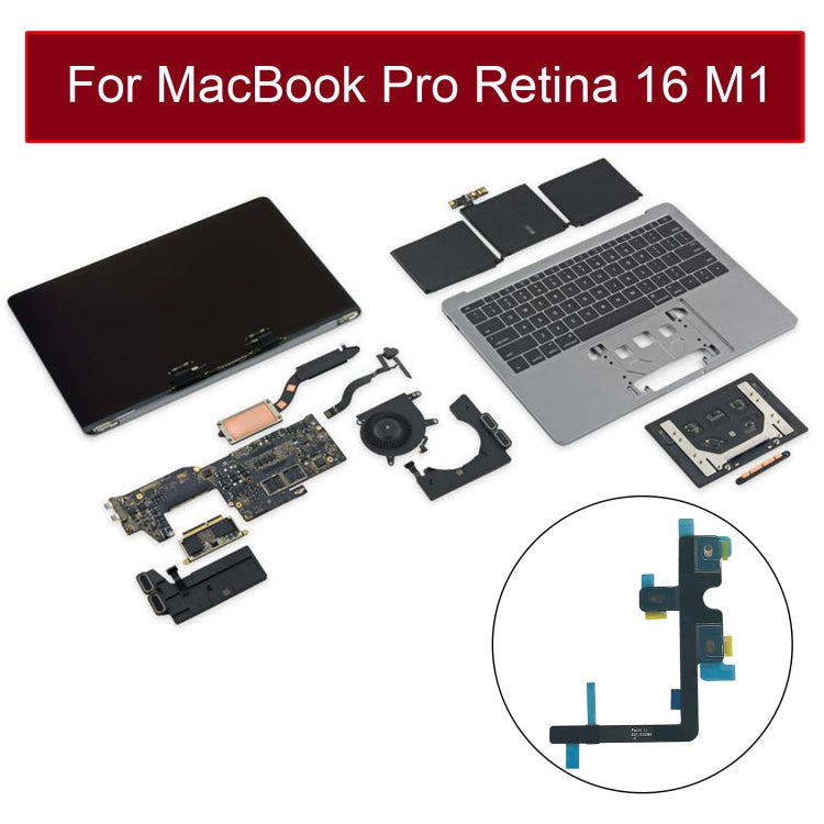 Câble Flex Microphone pour MacBook Pro 16 pouces M1 A2485 EMC3651 2021