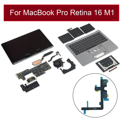 Câble Flex Microphone pour MacBook Pro 16 pouces M1 A2485 EMC3651 2021