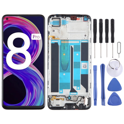 Écran LCD et numériseur complet avec cadre pour OPPO Realme 8 Pro