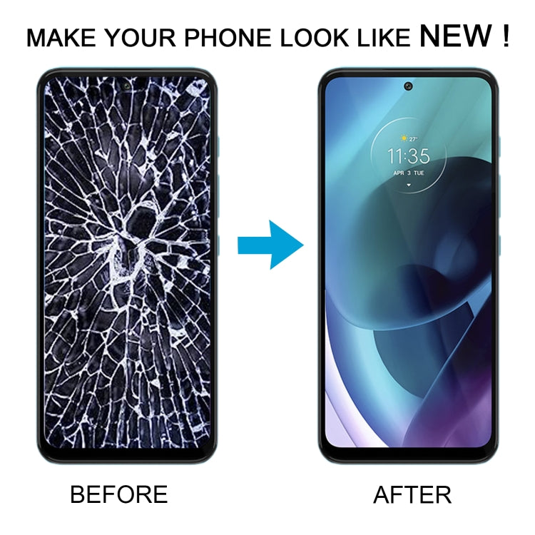 Pour Motorola Moto G71 5G écran LCD d'origine numériseur assemblage complet avec cadre