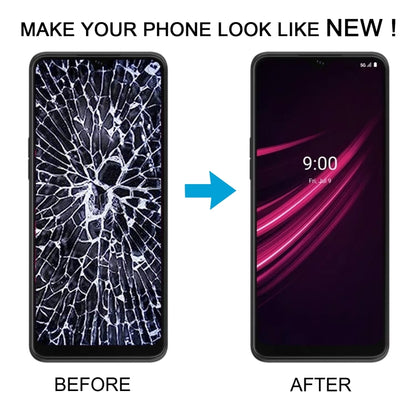Pour T-Mobile REVVL V + 5G Écran LCD Numériseur Assemblage complet avec cadre