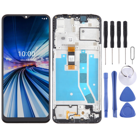 Pour Boost Mobile Celero 5G écran LCD numériseur assemblage complet avec cadre