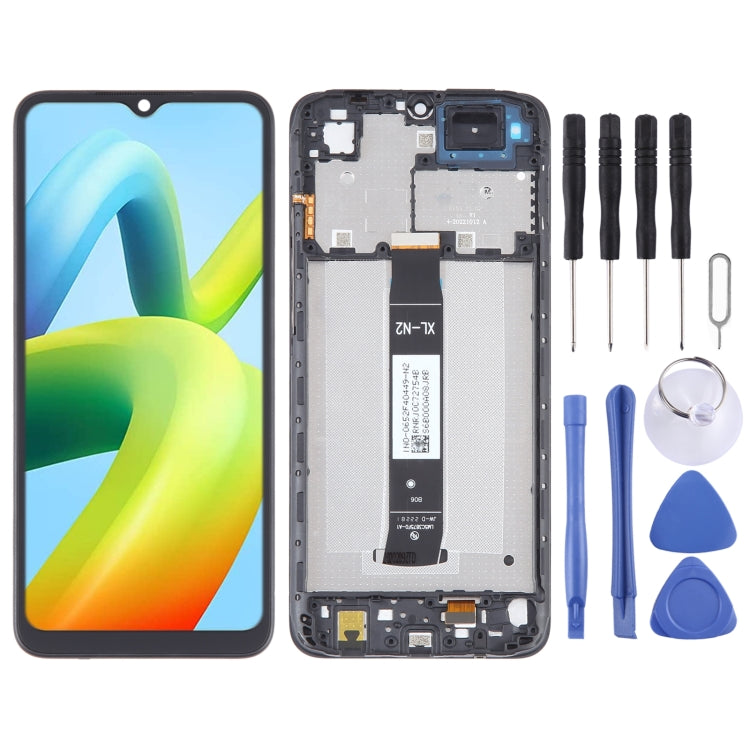 Pour Xiaomi Poco C50 OEM matériel écran LCD numériseur assemblage complet avec cadre
