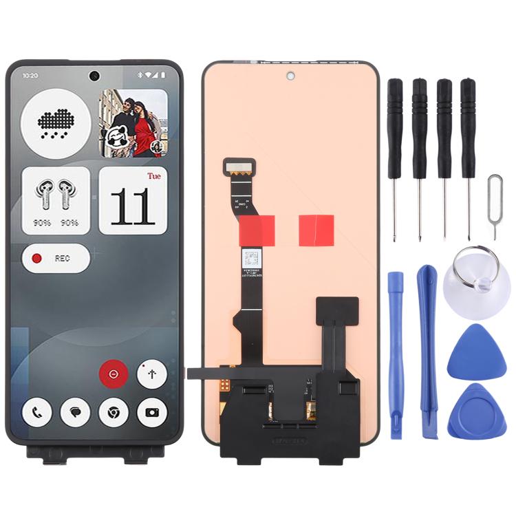 Écran LCD AMOLED d'origine avec numériseur et ensemble complet pour téléphone For Nothing 3a A059, For Nothing Phone 3a(Original)