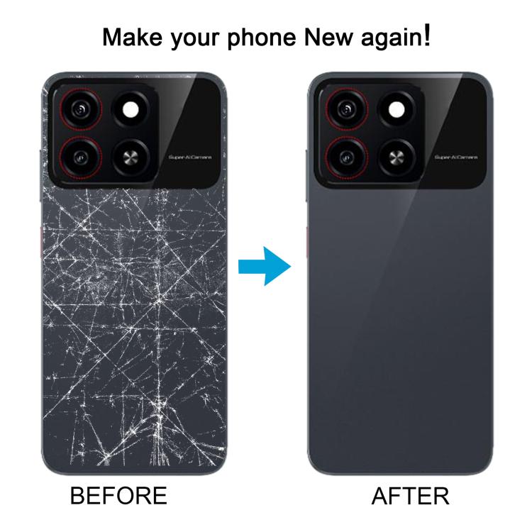 For ZTE Blade A35 Z2453 Back Cover with Camera Lens Cover