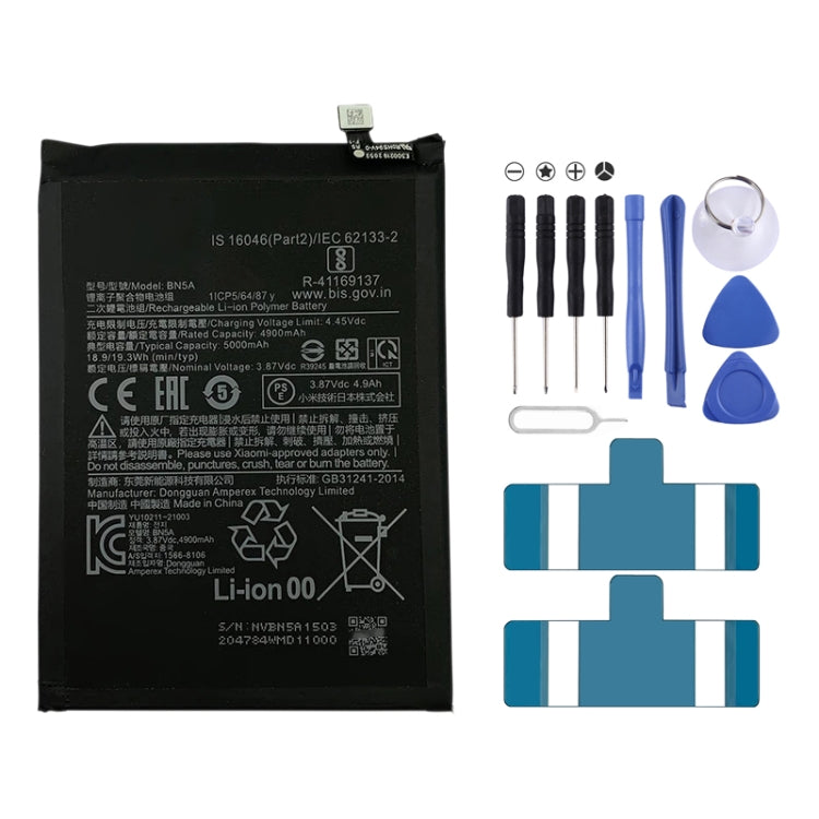 Remplacement de la batterie pour Xiaomi Poco M3 Pro 5G BN5A 5000mAh