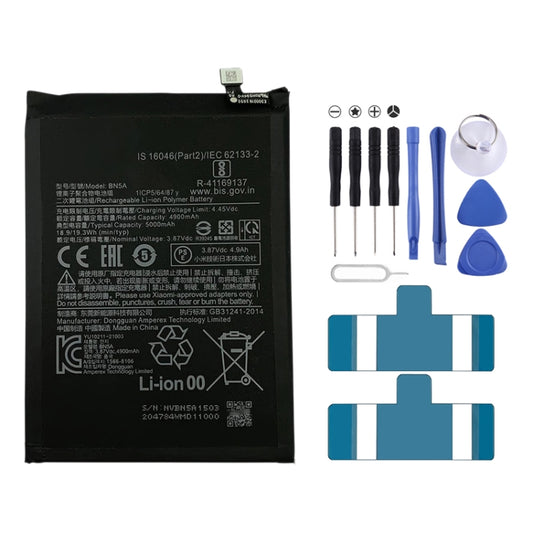 Remplacement de la batterie pour Xiaomi Poco M3 Pro 5G BN5A 5000mAh