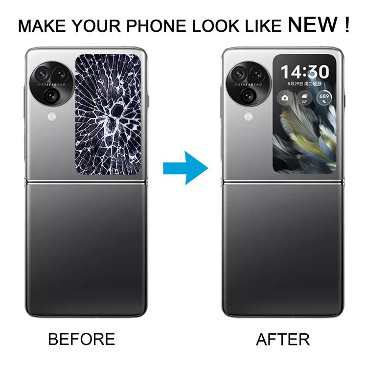 Écran LCD secondaire d'origine avec numériseur complet, For OPPO Find N3 Flip (Original LCD Secondary)