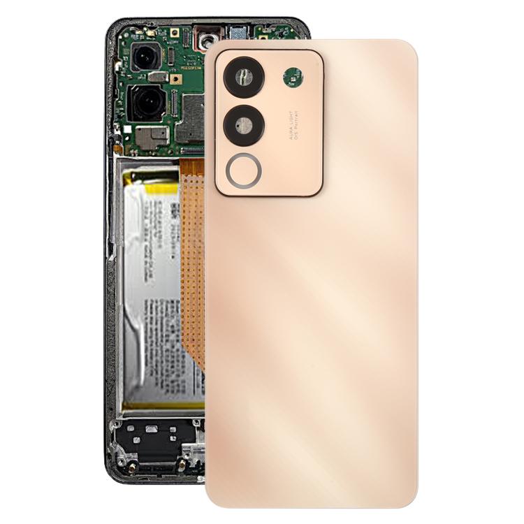 For vivo V29e Back Cover with Camera Lens Cover