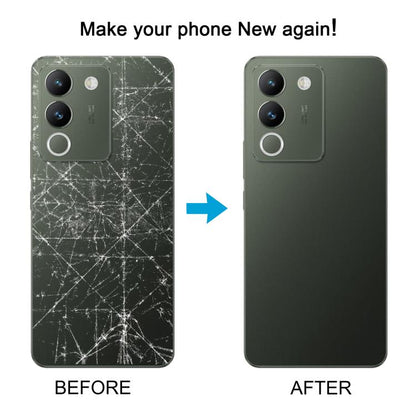 For vivo V29e Back Cover with Camera Lens Cover