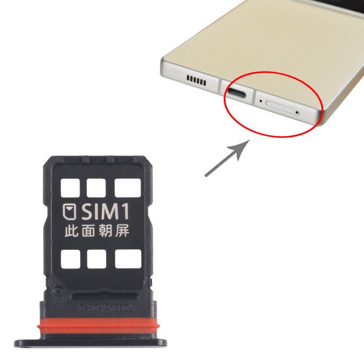 For ZTE nubia Z70 Ultra NX733J NX736J SIM + SIM Card Tray