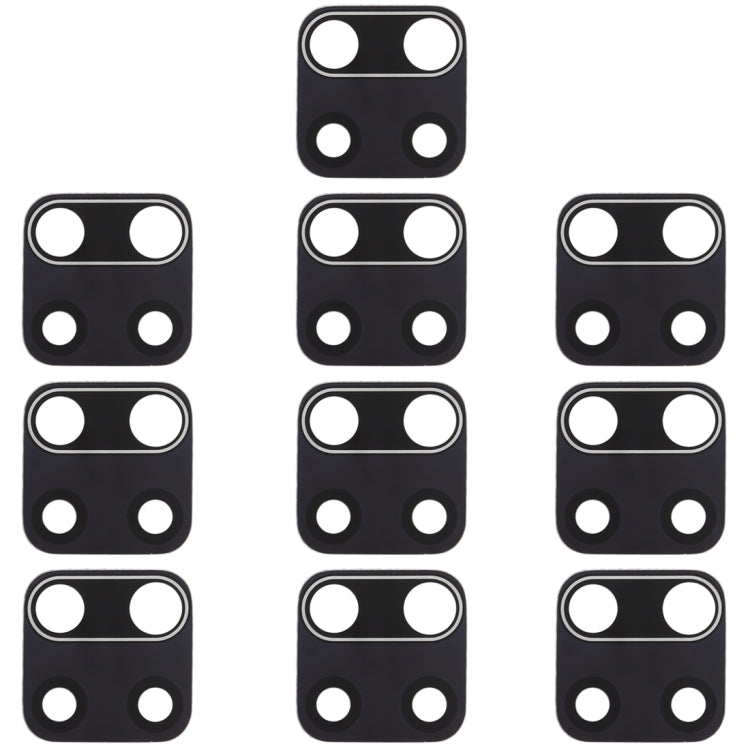 Objectif de caméra arrière 10 PCS pour Xiaomi Redmi Note 9 / Redmi 10X 4G