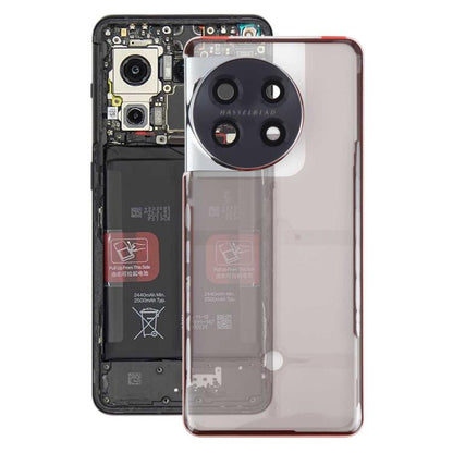 For OnePlus 11 Back Cover with Camera Lens Cover