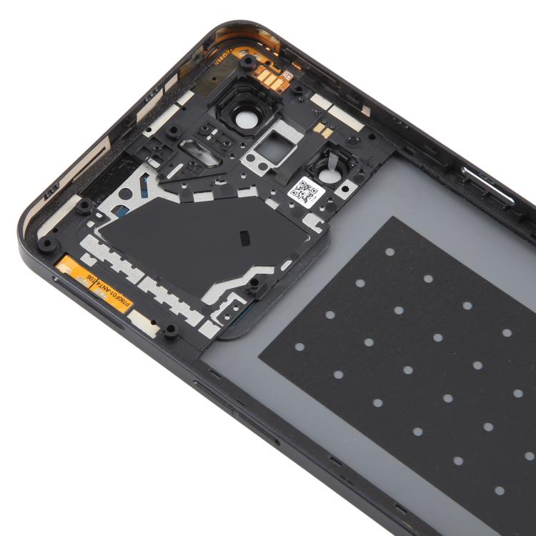 For ZTE nubia Neo 3 Plastic Battery Back Cover with Middle Frame / Camera Lens Cover