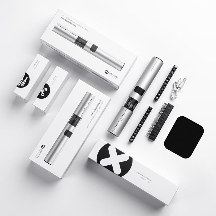 WOWSTICK SD 36 en 1 tournevis électrique au lithium double puissance avec lumières LED