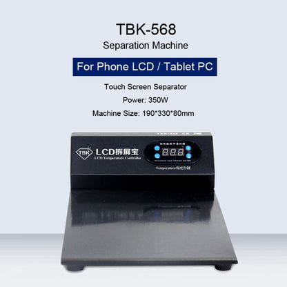 Machine de séparation de verre à écran tactile, contrôleur de température LCD sous vide TBK-568 220V