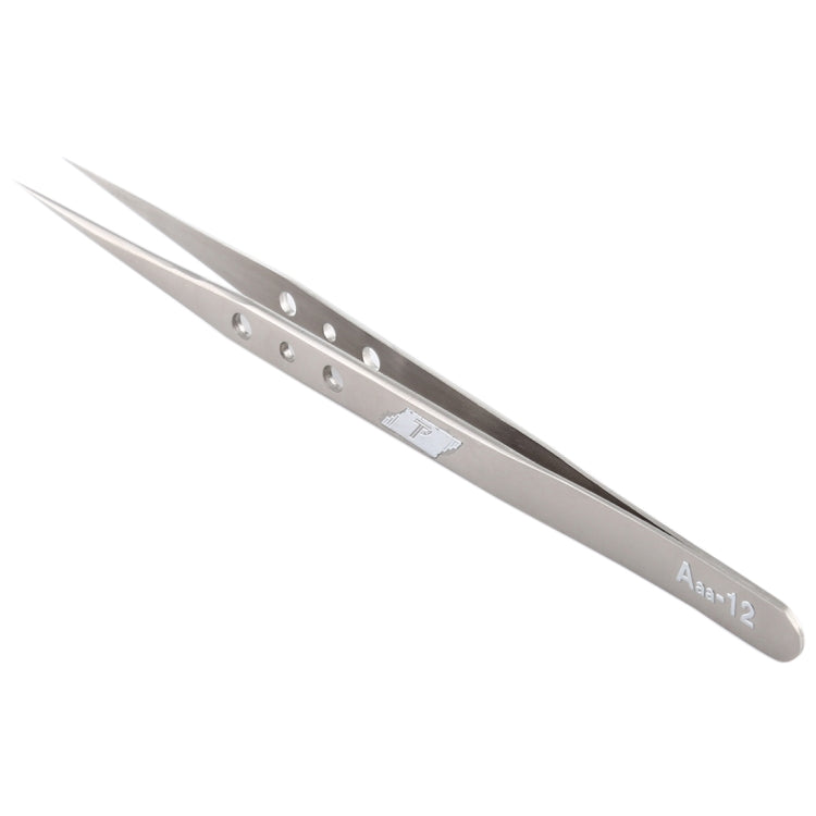 Pincettes de réparation de précision Aaa-12, pointe longue en acier inoxydable, Aaa-12