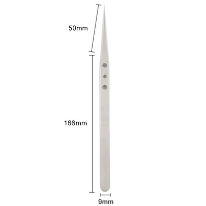 Pincettes de réparation de précision Aaa-12, pointe longue en acier inoxydable, Aaa-12