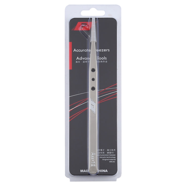 Pincettes de réparation de précision Aaa-12, pointe longue en acier inoxydable, Aaa-12