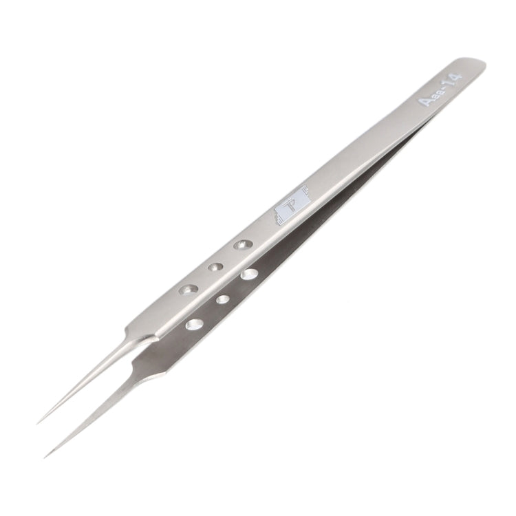 Pincettes de réparation de précision Aaa-14, pointe longue en acier inoxydable