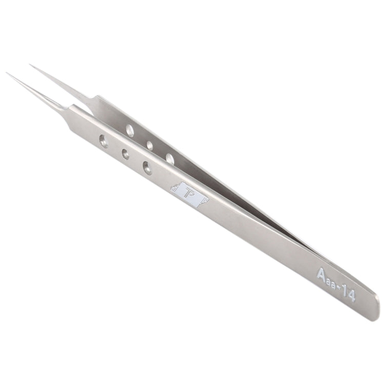 Pincettes de réparation de précision Aaa-14, pointe longue en acier inoxydable