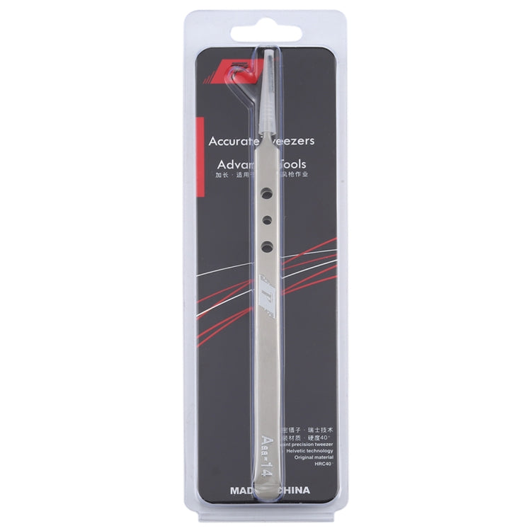 Pincettes de réparation de précision Aaa-14, pointe longue en acier inoxydable