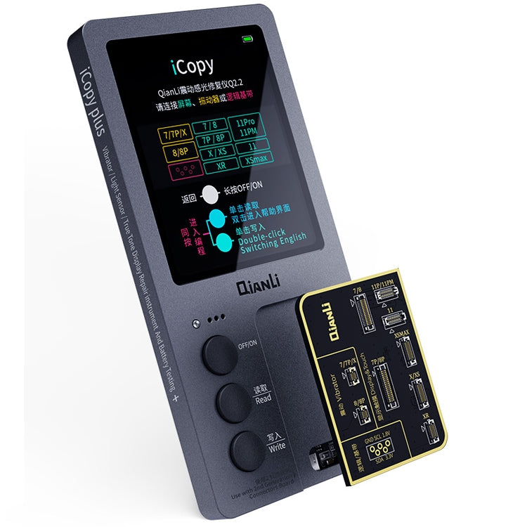 Qianli iCopy Plus – programmeur de réparation d'écran LCD 2 en 1, couleur originale, pour iPhone