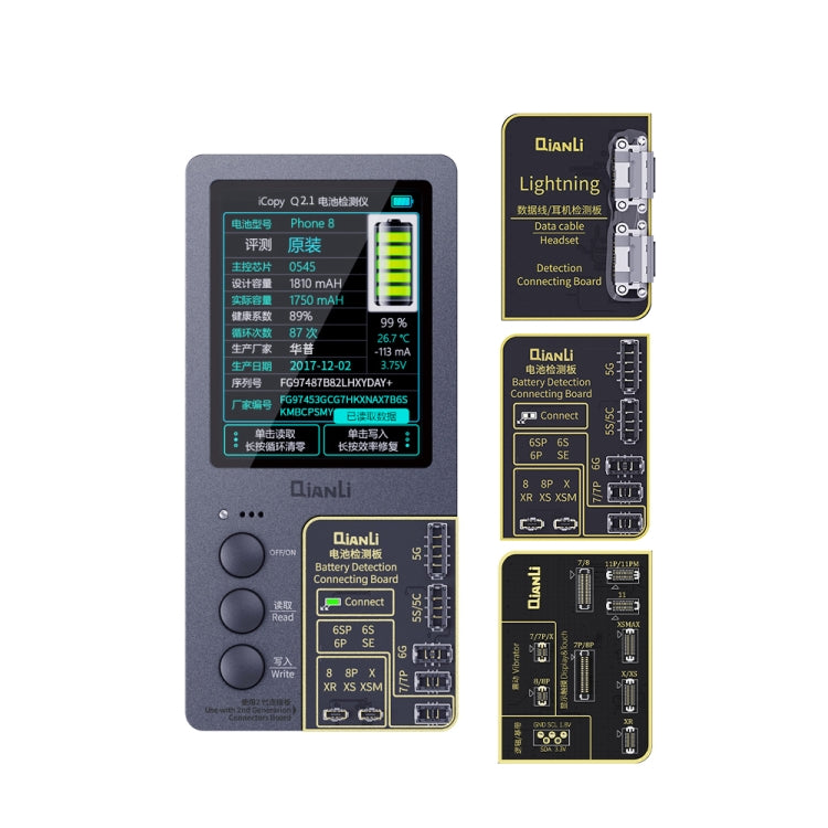 Qianli iCopy Plus 3 en 1 programmeur de réparation de couleur d'écran LCD d'origine pour iPhone
